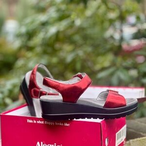 Alegria Women's Bold Red Sandals